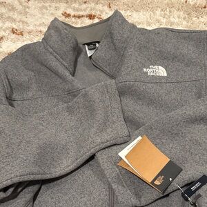 The North Face Heather Gray Fleece Jacket